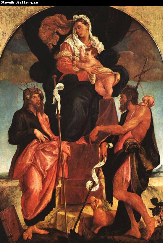 BASSANO, Jacopo Madonna and Child with Saints ff